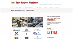 Desktop Screenshot of bestvaluemattress.com
